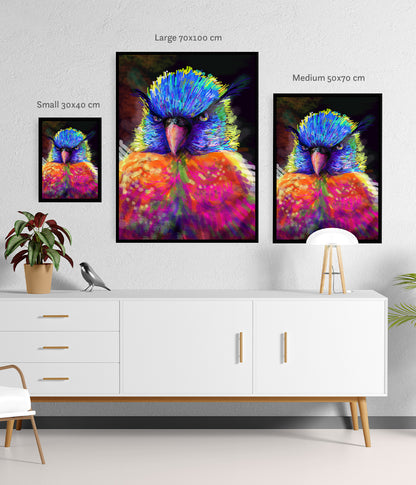 The fancy parrot